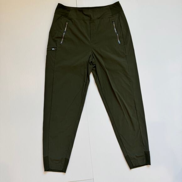 Athleta Trekkie Jogger Pants Olive Green Women’s 8 Gorpcore Athleisure Hiking - Picture 9 of 16